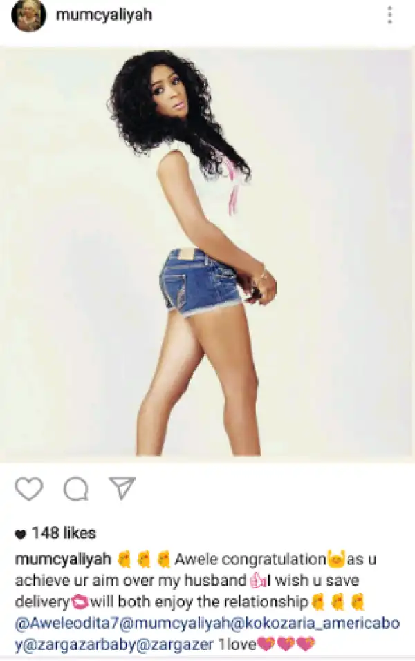 Woman sends shoutout to Nollywood actress allegedly pregnant for her husband